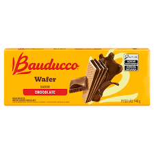 Biscoito Wafer Rech Chocolate Bauducco 140gr