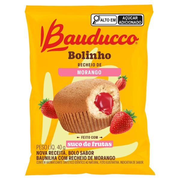 Bolo Morango Bauducco 40gr