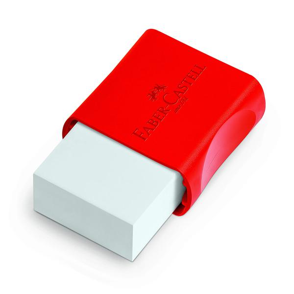 Borracha Branca C/Capa Ver Faber Castell