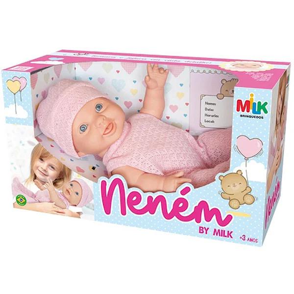 Brinq Boneca Nenem Milk Brinquedos