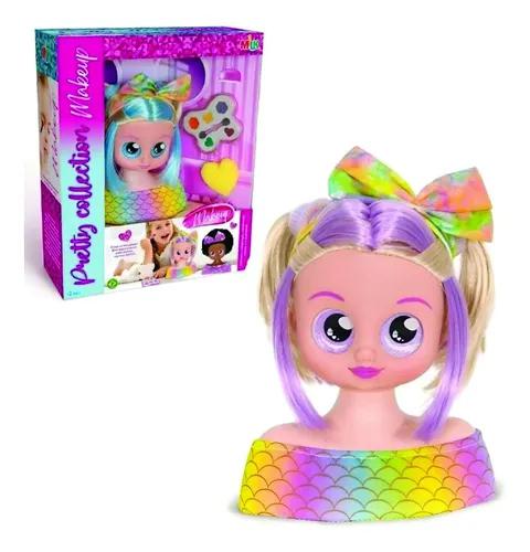 Brinq Boneca Pretty Collection Makeup