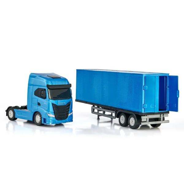 Brinq Carrinho Iveco Bau Usual Brinqu