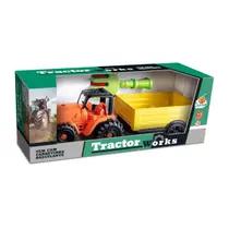 Brinq Trator C/ Cacamba Orange Toys