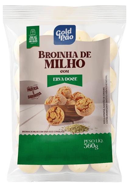 Broinha De Milho Cong Gold Pão 360g