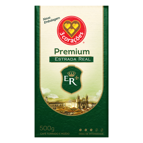 Cafe Premium 3 Coracoes 500gr vacuo