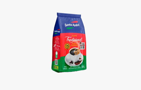 Cafe Torrado Graos Santo Andre 500gr