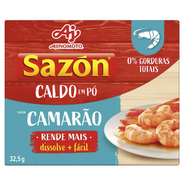 Caldo Camarao Sazon 32,5gr