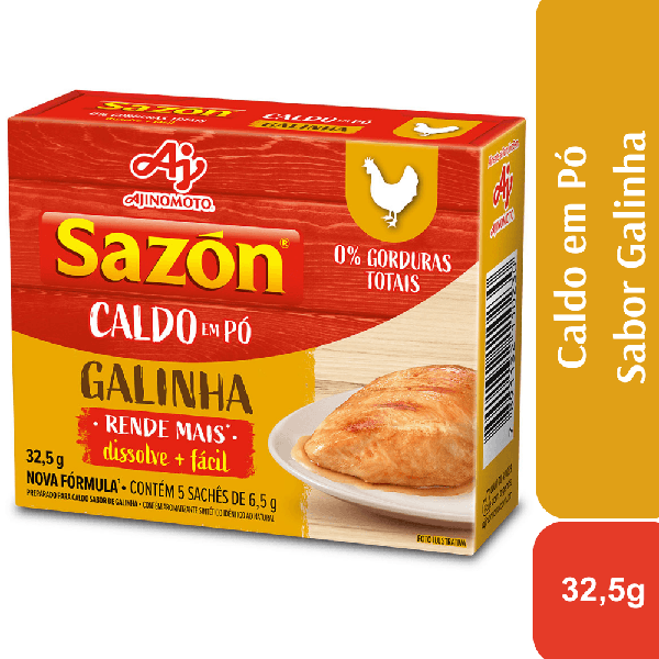 Caldo Galinha Sazon 32,5gr