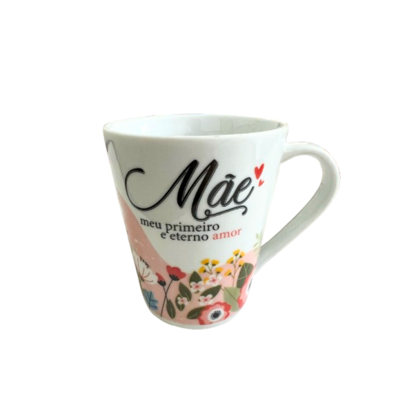 Caneca Faixa Mae 290ml Terramada
