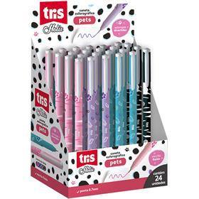 Caneta Esfer Tris Pets 0,7mm