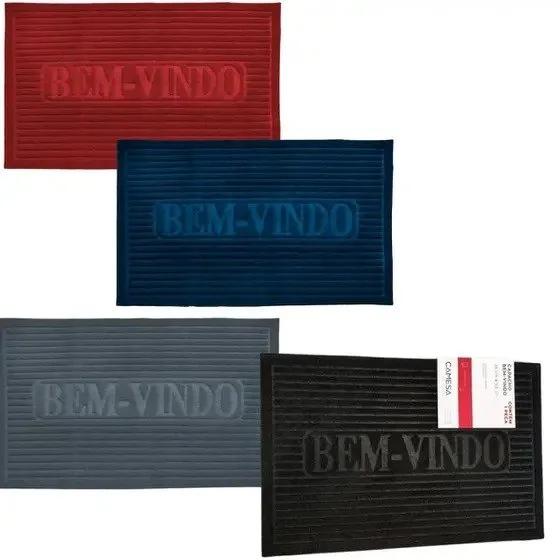 Capacho Bem Vindo 38x58cm Camesa