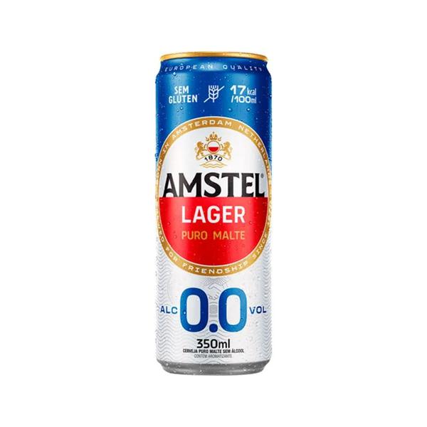 Cerv p Malte Z/ Alcool S/ Gluten Amstel Lt 350ml