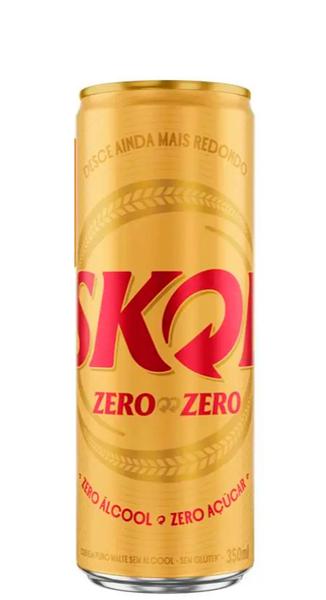 Cerveja Zero Zero Skol Lt 350ml