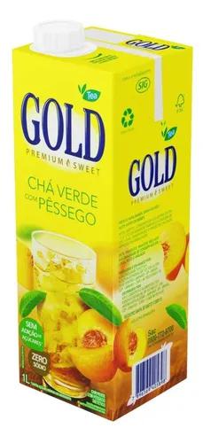Cha Verde Pessego Gold 1 Lt