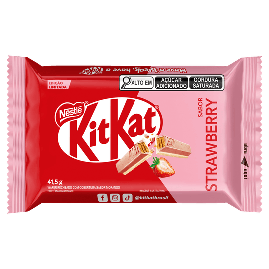 Chocolate Kit Kat Morango Nestle 41,5gr