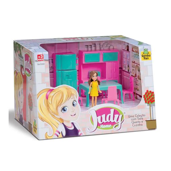 Colecao Judy Cozinha C/Boneca Samba Toys