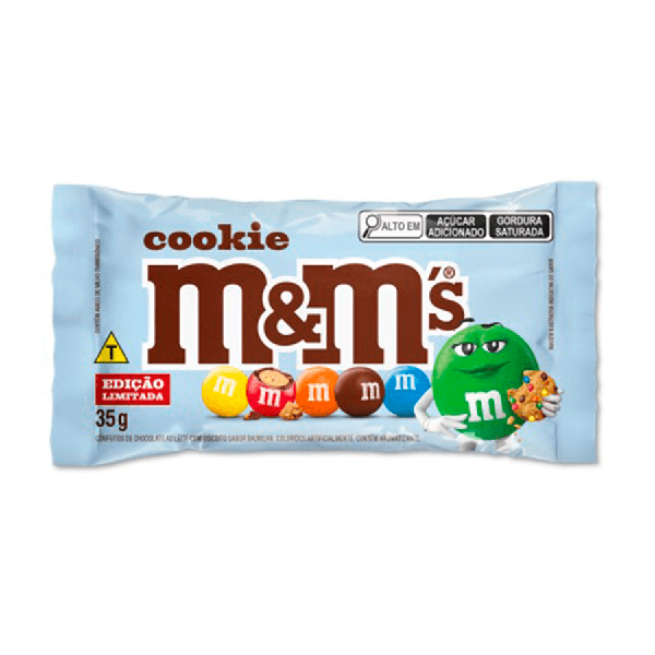 Confeito cookies M&m 35gr