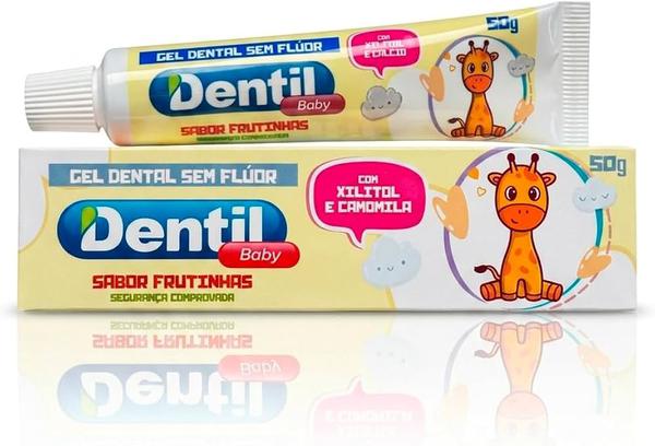 Cr Dt Baby S/Flu Frutinhas 50g Dentil