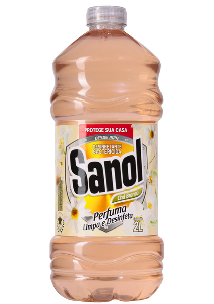 Desinfetante Cha Branco Sanol 2 Lt