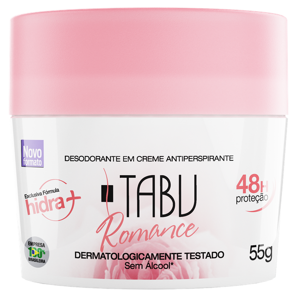 Desod Fem Creme Romance Tabu 55gr
