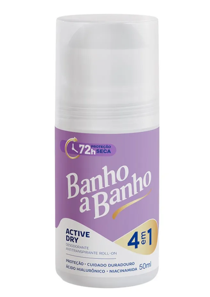 Desod Fem Rollon Active Dry 50ml Banho a