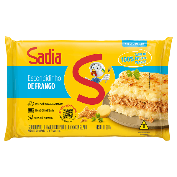Escondidinho Frango Cong Sadia 600gr