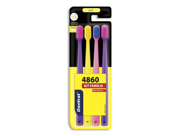 Escova Dental Familia C/4 Detrat