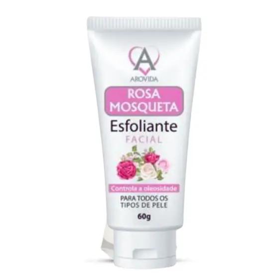 Esfoliante Facial Rosa Mosqu 60g Arovida