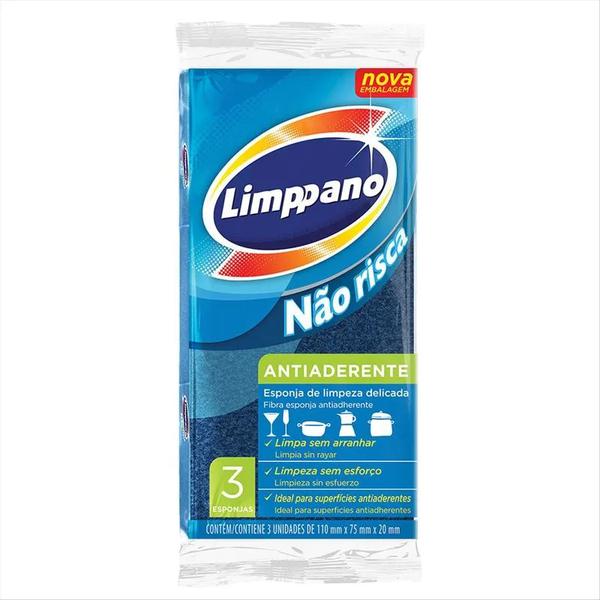 Esponja Nao Risca C/3 Limppano