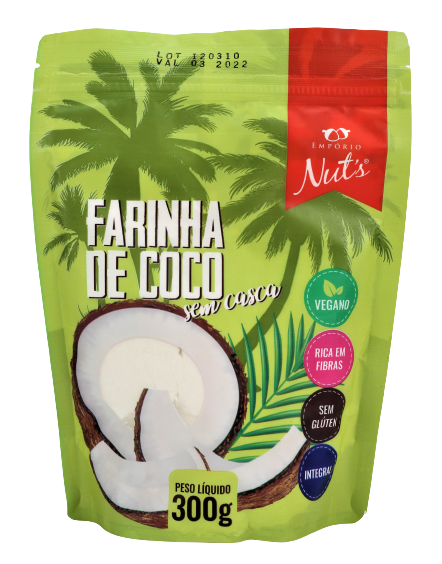 Farinha Coco Branca Phytonatus Pouche 300gr
