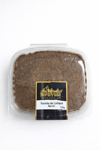 Farinha de linhaca marrom 120gr Hortifruta