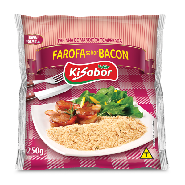 Farofa Mandioca Bacon Kisabor 250gr