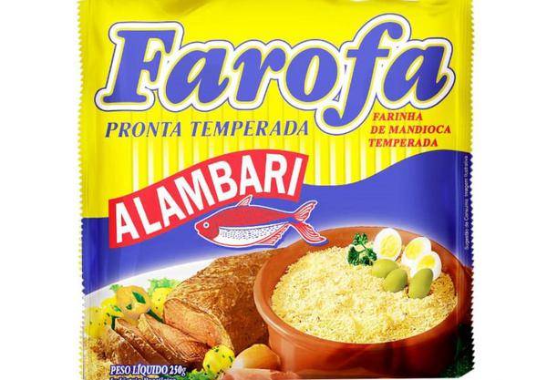 Farofa Mandioca Temperada Alambari 400gr