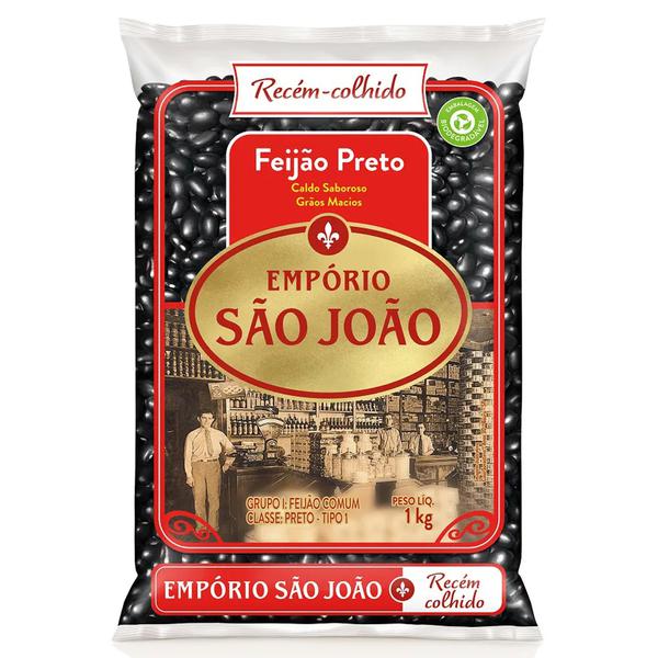Feijão Preto Emporio Sao Joao 1kg
