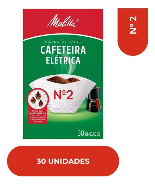 Filtro Papel Cafeteira Eletrica Melitta Nº2
