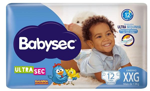 Fralda Ultra Jumbinho Babysec Xxg. C/12