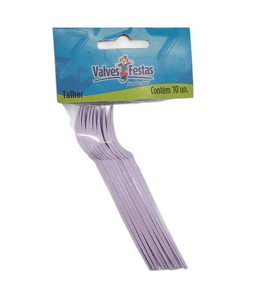 Garfo Plast Sob Candy Lilas Festlar C/10