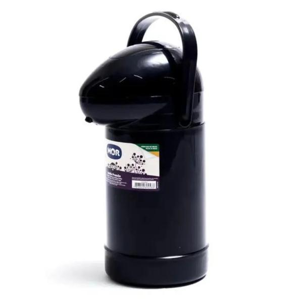 Garrafa Termica Pressao Nobile Preta Mor 500ml