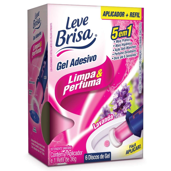 Gel Ades Sanit C/Aplic Lavanda Leve Brisa 35gr