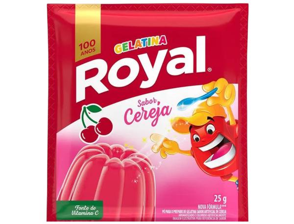 Gelatina Po Cereja Royal 25gr