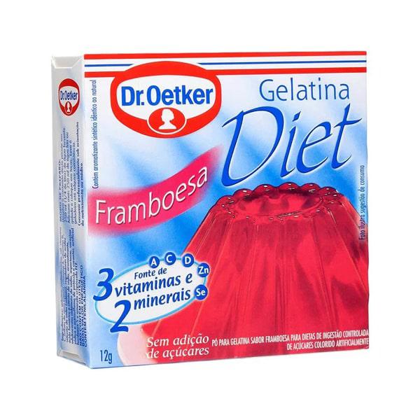 Gelatina Po Diet Framboesa Dr Oetker 12gr