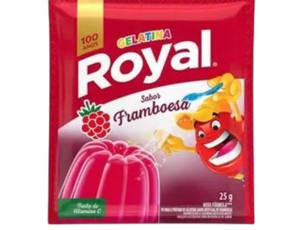 Gelatina Po Framboesa Royal 25gr