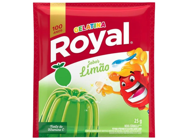 Gelatina Po Limao Royal 25gr