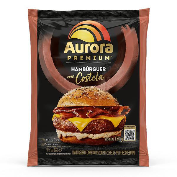 Hamb Bovino Costela aurora 150gr