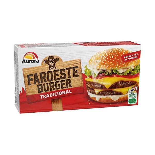 Hamb Fran/Suino/Bo Faroeste Aurora 672gr