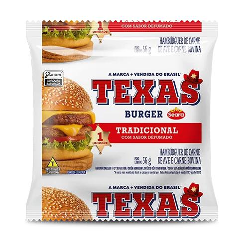 Hamb Misto Texas Burguer Cong Seara 56gr
