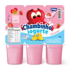 Iogurte C/ Polpa Morango Chambinho Nestle 510gr