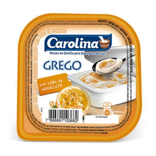 Iogurte Grego Carolina 90g Maracuja