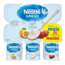 Iogurte Grego Light 3 Sabor Nestle 540gr
