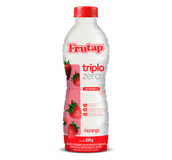 Iogurte Morango Zero Açúcar Frutap 850gr